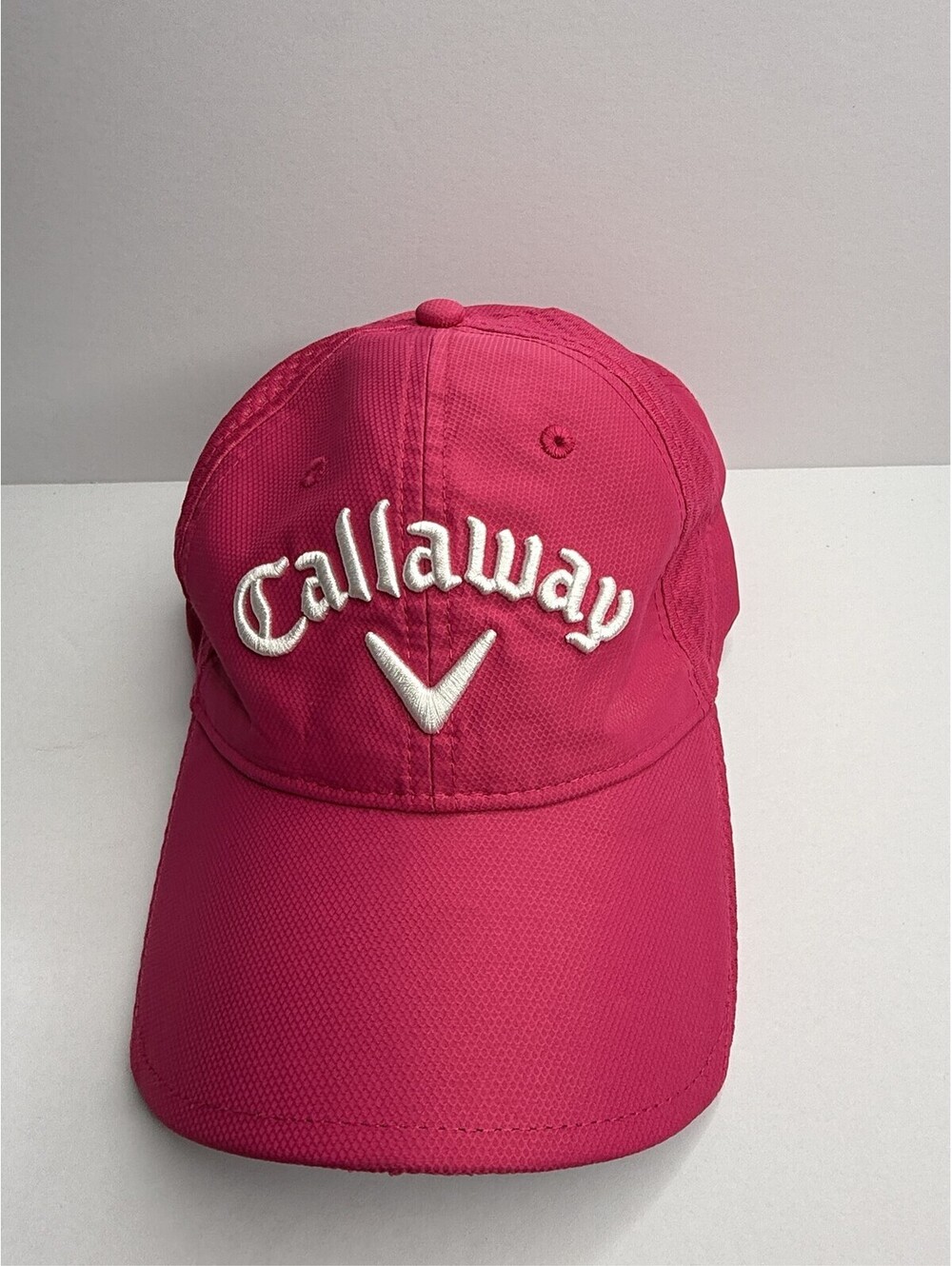 Callaway Golf Hat Womens Pink Adjustable Embroidered Logo Strapback Cap.2/A76